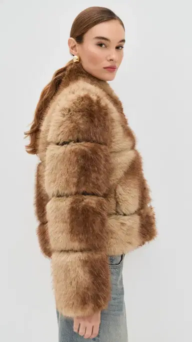 Apparis ai Mink Coat Blonde Mink | Thumbnail 4 Apparis ai Mink Coat Blonde Mink | Thumbnail 4