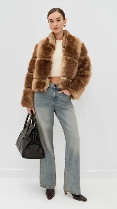 Apparis ai Mink Coat Blonde Mink | Thumbnail 5 Apparis ai Mink Coat Blonde Mink | Thumbnail 5