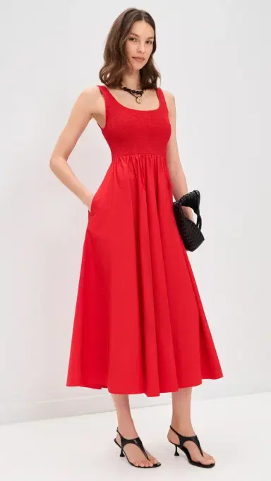 XÍRENA Florence Dress Red Flash | Thumbnail 5 XÍRENA Florence Dress Red Flash | Thumbnail 5