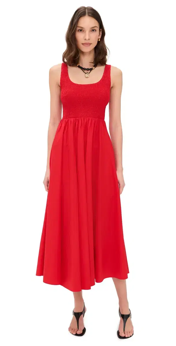 Florence Dress Red Flash