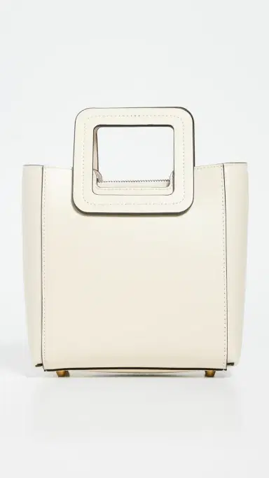 STAUD Mini Shirley Leather Bag Cream Contrast One Size | Thumbnail 2 STAUD Mini Shirley Leather Bag Cream Contrast One Size | Thumbnail 2
