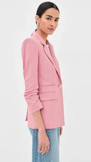 Veronica Beard Battista Dickey Jacket Petal | Thumbnail 4 Veronica Beard Battista Dickey Jacket Petal | Thumbnail 4
