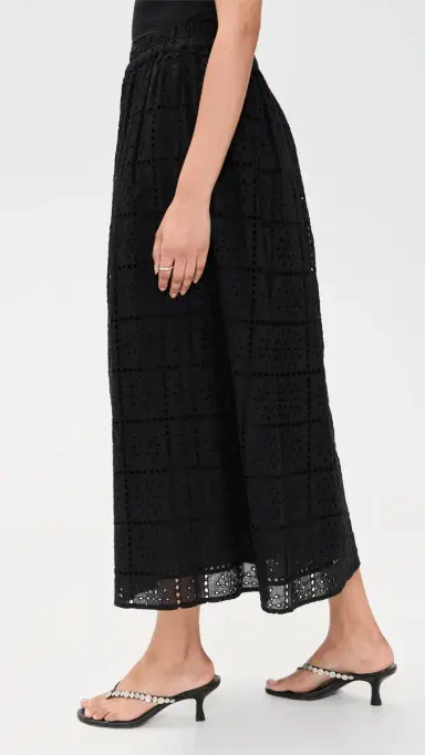 RAILS Dax Skirt Black Grid Embroidery | Thumbnail 4