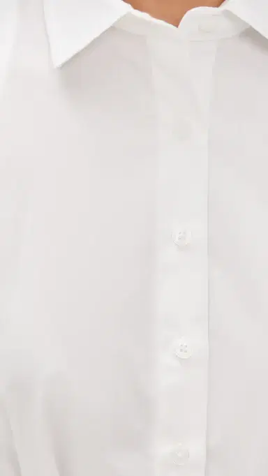 Lisa Marie Fernandez Alison Shirt Dress White Poplin | Thumbnail 6 Lisa Marie Fernandez Alison Shirt Dress White Poplin | Thumbnail 6