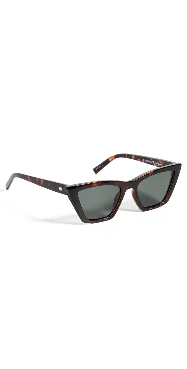 Le Specs Velodrome Sunglasses Dark Tort Khaki Mono Polarized One Size