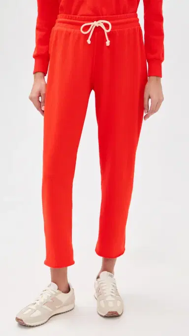 perfectwhitetee Jamaica Beach Fleece Sweatpants Tomato | Thumbnail 2