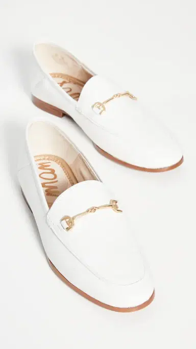 Sam Edelman Loraine Loafers Bright White 4 | Thumbnail 5 Sam Edelman Loraine Loafers Bright White 4 | Thumbnail 5