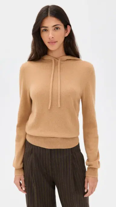 Renggli Cashmere Knit Hoodie Toffee | Thumbnail 2