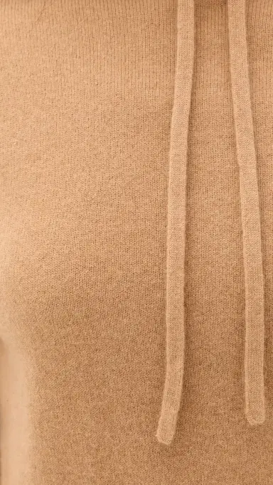 Renggli Cashmere Knit Hoodie Toffee | Thumbnail 6
