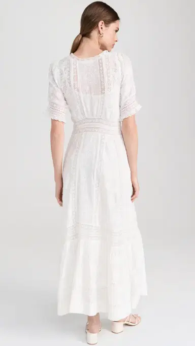LoveShackFancy Minka Dress True White 8 | Thumbnail 3
