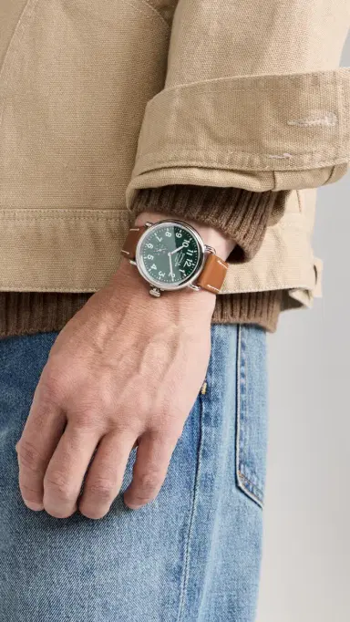 Shinola Runwell  Watch Green | Thumbnail 3