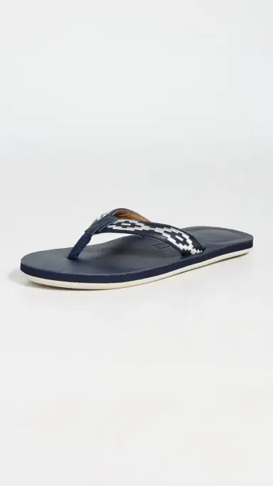 Hari Mari Fields Camino Flip Flops Navy 9 | Thumbnail 2 Hari Mari Fields Camino Flip Flops Navy 9 | Thumbnail 2