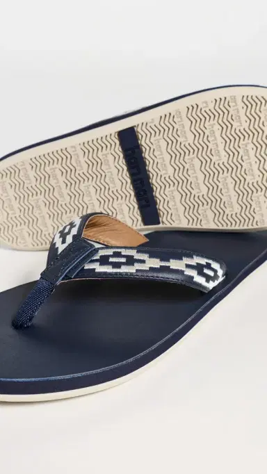 Hari Mari Fields Camino Flip Flops Navy 9 | Thumbnail 5 Hari Mari Fields Camino Flip Flops Navy 9 | Thumbnail 5