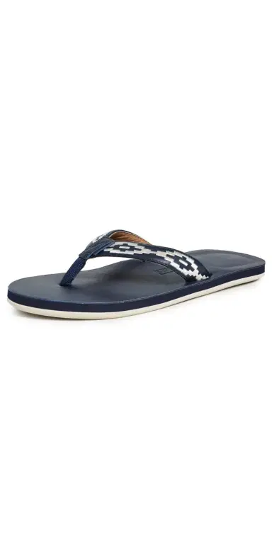 Hari Mari Fields Camino Flip Flops Navy 9 | Thumbnail 1 Hari Mari Fields Camino Flip Flops Navy 9 | Thumbnail 1