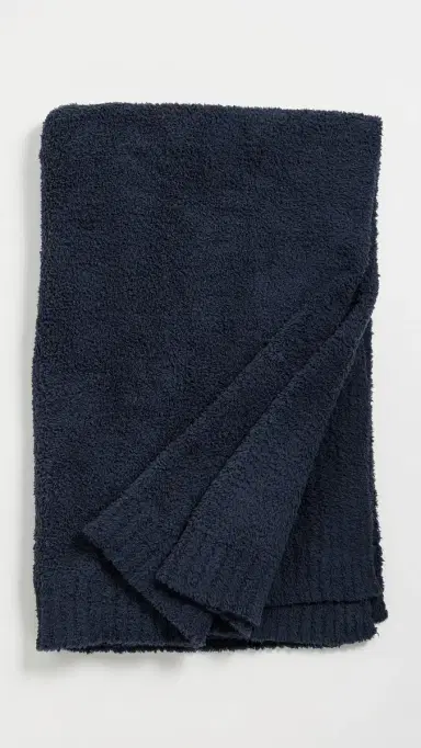 Barefoot Dreams CozyChic Throw Indigo One Size | Thumbnail 2