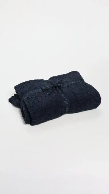 Barefoot Dreams CozyChic Throw Indigo One Size | Thumbnail 3