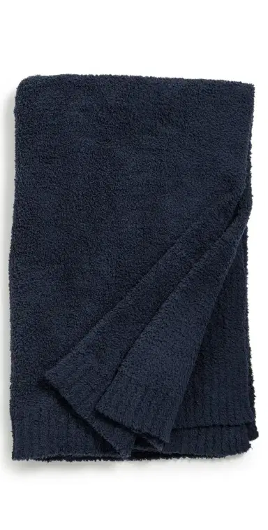 Barefoot Dreams CozyChic Throw Indigo One Size | Thumbnail 1