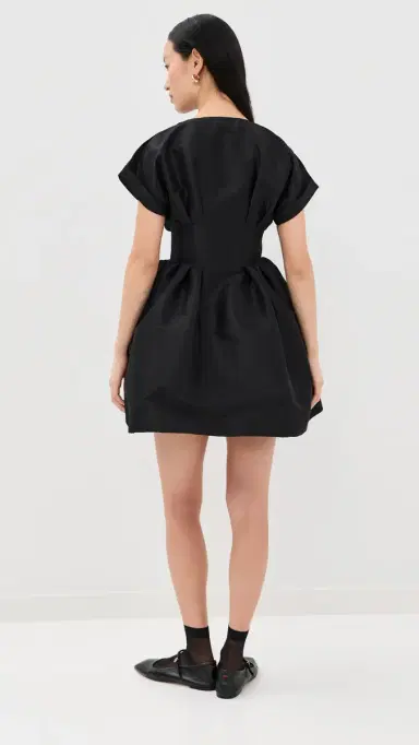 Kika Vargas Billie Dress Black 4 | Thumbnail 3