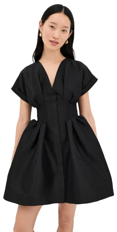 Kika Vargas Billie Dress Black 4 | Thumbnail 1