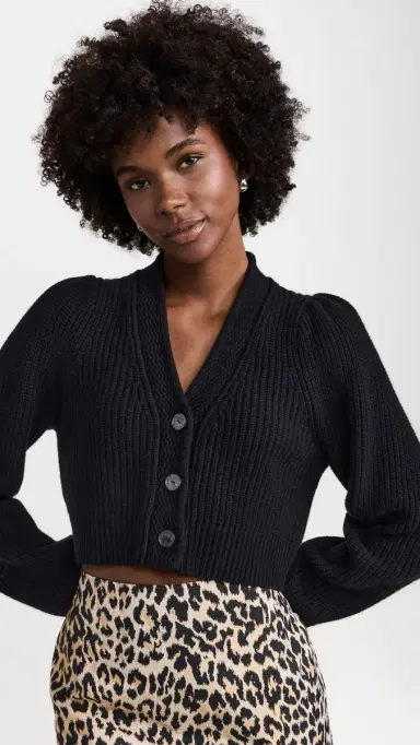 LoveShackFancy Avignon Crop Cardigan | Thumbnail 2