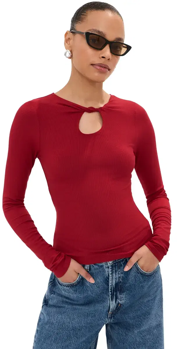 Bisou Top Crimson