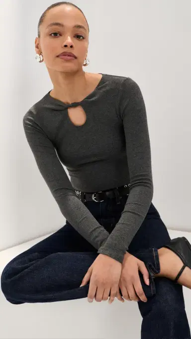 LE BOP Bisou Top Charcoal | Thumbnail 2