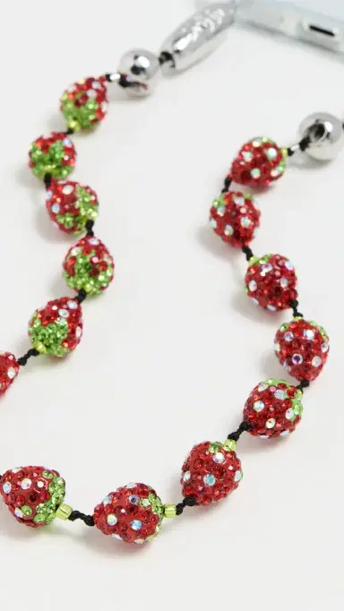 ossa Strawberry Pave Wristlet | Thumbnail 4