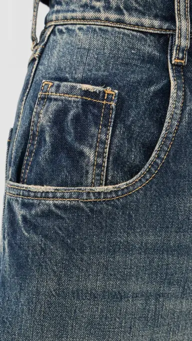 Maison Margiela Denim Jeans with Slash Details Washed Indigo 44 | Thumbnail 6 Maison Margiela Denim Jeans with Slash Details Washed Indigo 44 | Thumbnail 6