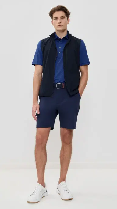 Redvanly Varick Pull on Shorts 7.5 Midnight Navy | Thumbnail 5