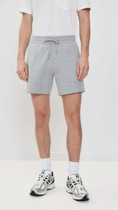 REIGNING CHAMP Midweight Terry Sweatshort 6 Heather Grey S | Thumbnail 3 REIGNING CHAMP Midweight Terry Sweatshort 6 Heather Grey S | Thumbnail 3