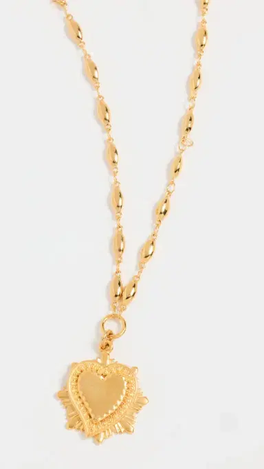 Brinker + Eliza Heart On Fire Necklace | Thumbnail 2