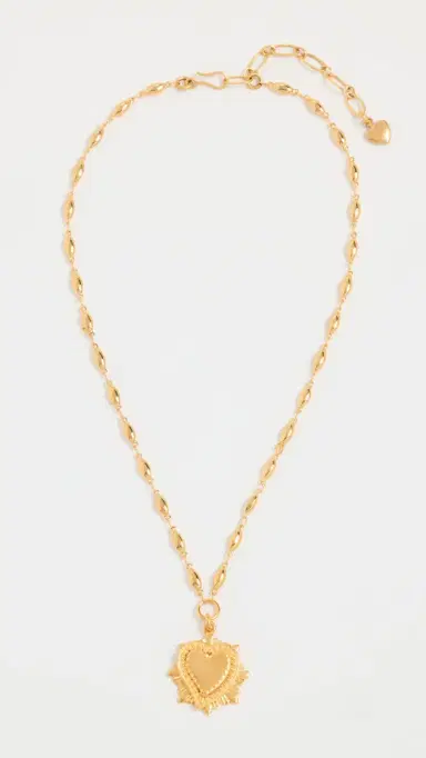 Brinker + Eliza Heart On Fire Necklace | Thumbnail 4