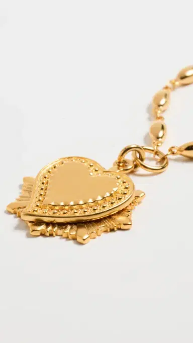 Brinker + Eliza Heart On Fire Necklace | Thumbnail 5