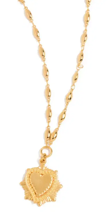 Brinker + Eliza Heart On Fire Necklace | Thumbnail 1
