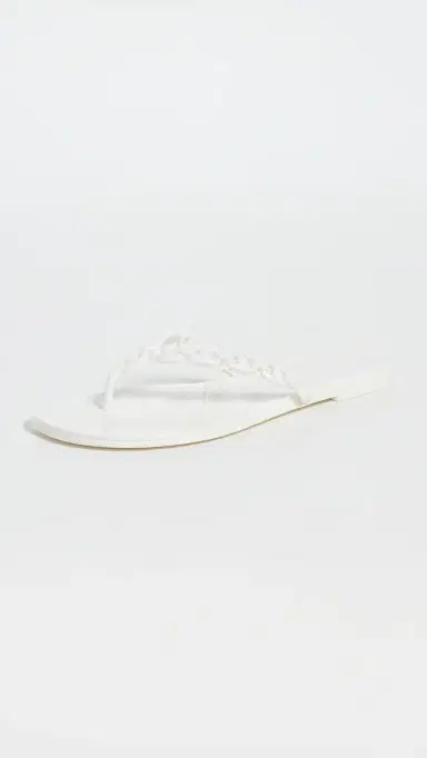 Tory Burch Gemini Link Jelly Sandals Bianco 9 | Thumbnail 2