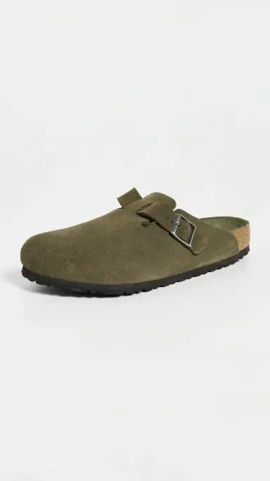 Birkenstock Boston Soft Footbed Clogs Thyme | Thumbnail 2