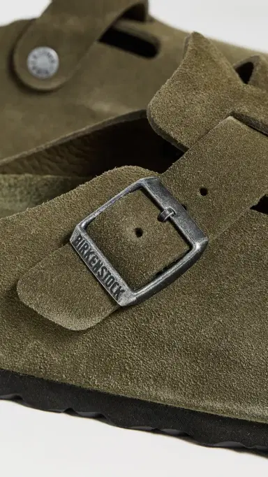 Birkenstock Boston Soft Footbed Clogs Thyme | Thumbnail 5