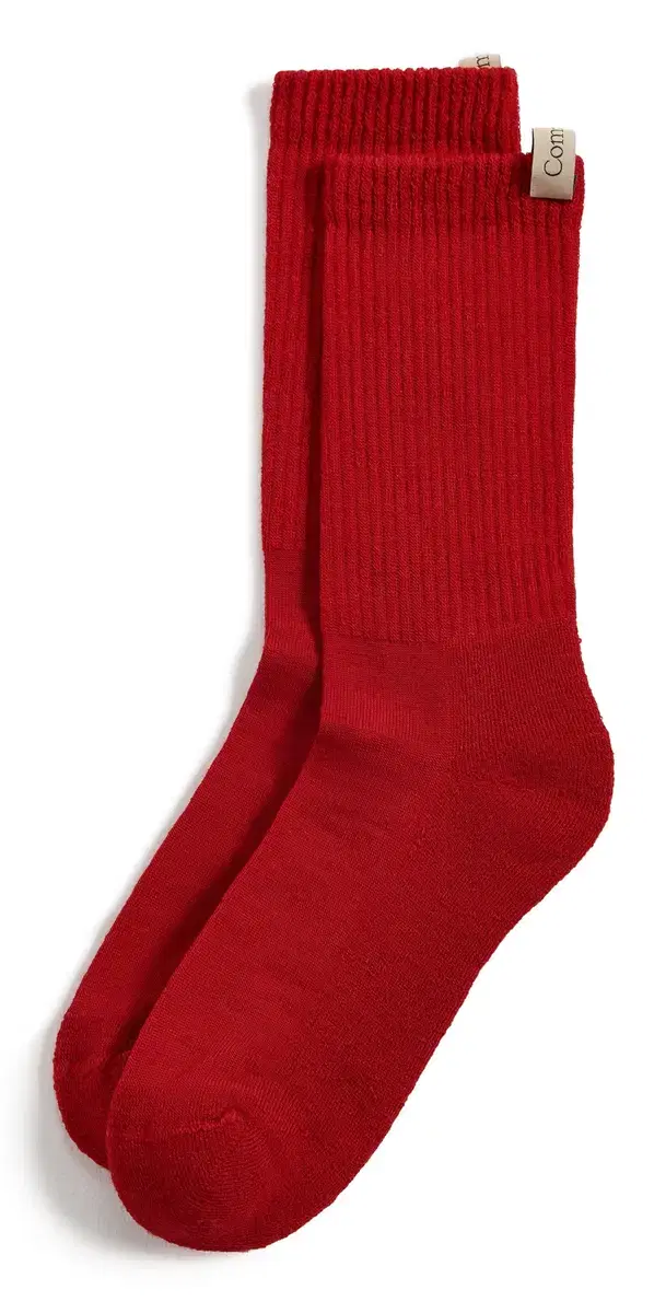 Comme Si The Merino Tube Socks Ruby Red