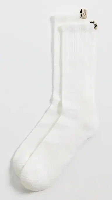 Comme Si The Merino Tube Socks White 43-46 | Thumbnail 2