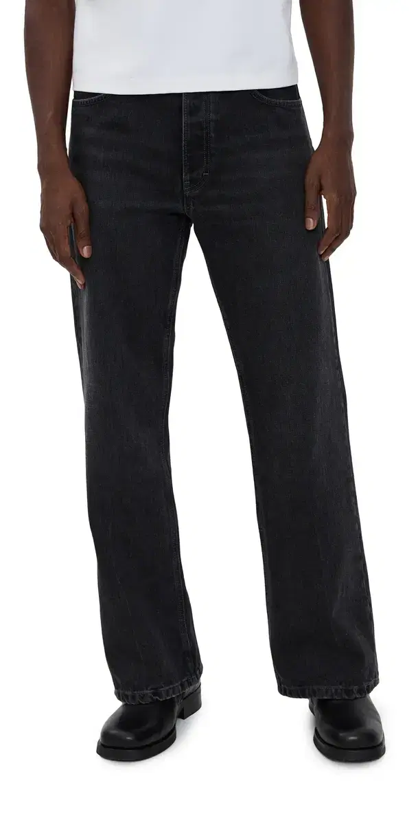 Jeanerica Appia Loose Slightly Bootcut Jeans Gesso Black