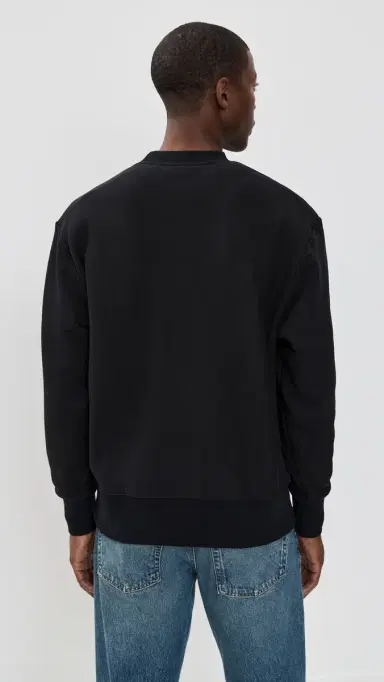 Power Goods uper Weight Crewneck Sweatshirt Black | Thumbnail 3 Power Goods uper Weight Crewneck Sweatshirt Black | Thumbnail 3