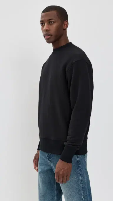 Power Goods uper Weight Crewneck Sweatshirt Black | Thumbnail 4 Power Goods uper Weight Crewneck Sweatshirt Black | Thumbnail 4