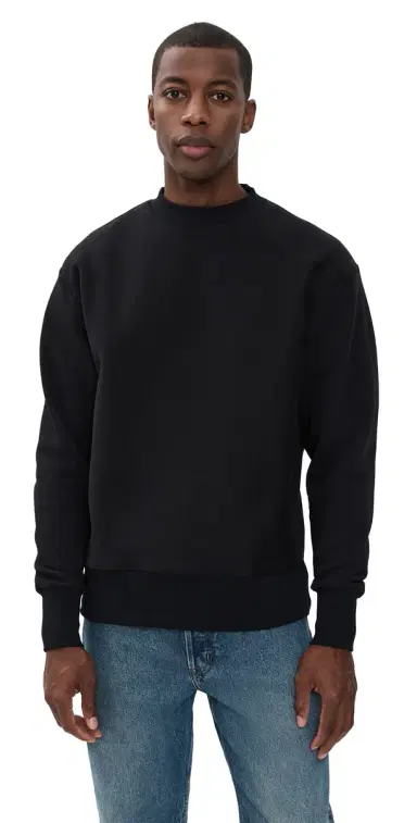 Power Goods uper Weight Crewneck Sweatshirt Black | Thumbnail 1 Power Goods uper Weight Crewneck Sweatshirt Black | Thumbnail 1