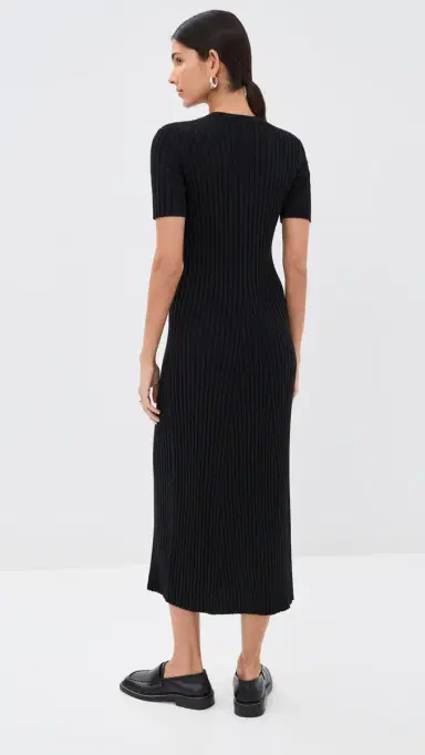 LISA YANG Isabela Dress Noir | Thumbnail 3 LISA YANG Isabela Dress Noir | Thumbnail 3