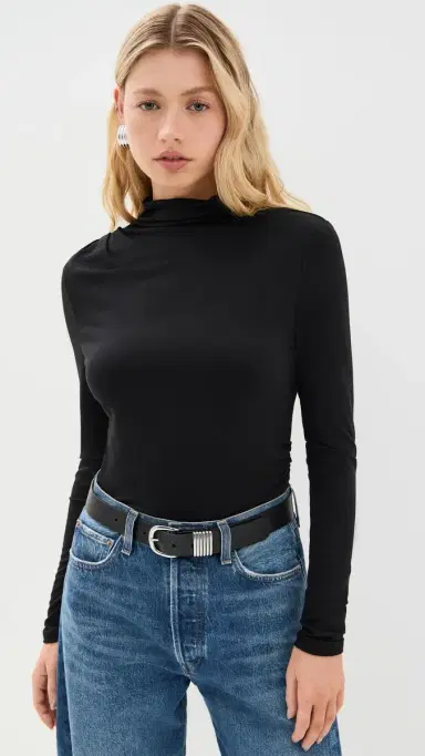 Veronica Beard Jean Mylie Top Black S | Thumbnail 2 Veronica Beard Jean Mylie Top Black S | Thumbnail 2