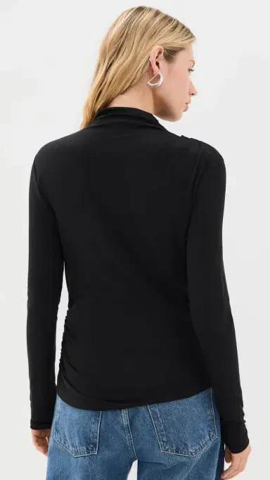 Veronica Beard Jean Mylie Top Black S | Thumbnail 3 Veronica Beard Jean Mylie Top Black S | Thumbnail 3