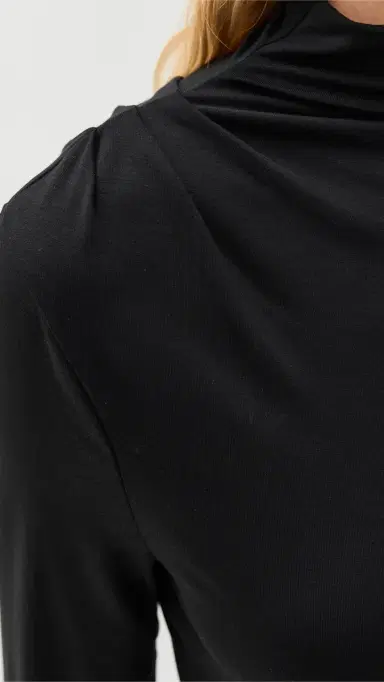 Veronica Beard Jean Mylie Top Black S | Thumbnail 6 Veronica Beard Jean Mylie Top Black S | Thumbnail 6