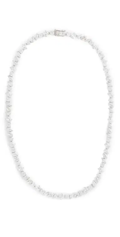 Shashi Pear Tennis Necklace | Thumbnail 1 Shashi Pear Tennis Necklace | Thumbnail 1
