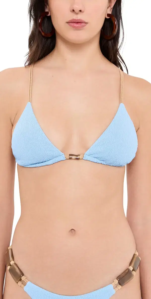 Firenze esley T-Back Bikini Top Blue