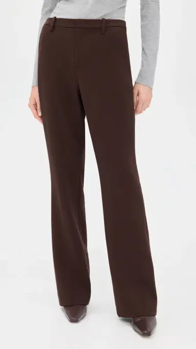 Vince Simone Mid Rise Flare Pant Deep Espresso | Thumbnail 3 Vince Simone Mid Rise Flare Pant Deep Espresso | Thumbnail 3